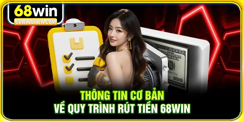 Thông tin cơ bản về quy trình rút tiền 68win